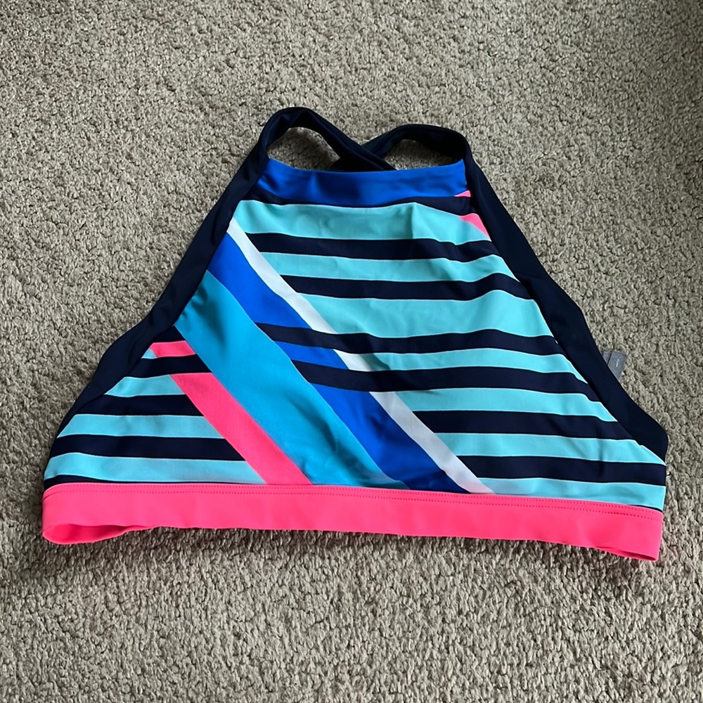 Aerie high neck swim top